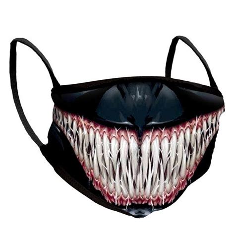 Funny Face Mask Present Venom Face Mask Fashion Covid Face - Etsy