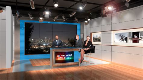 NBC Los Angeles Broadcast Set Design Gallery