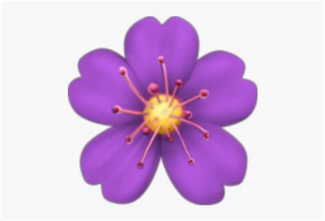 Purple Flower Emoji Copy Paste - Home Alqu