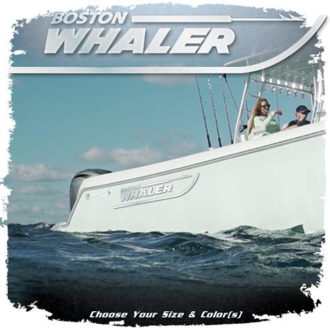 Domed Boston Whaler Decal 29", Choose Your Color