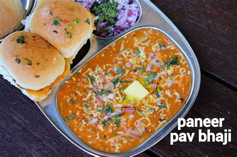 paneer pav bhaji recipe | pav bhaji paneer | paneer pav recipe