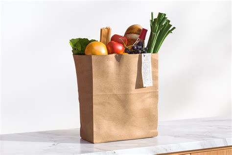 Paper bag full of groceries 3D model | CGTrader