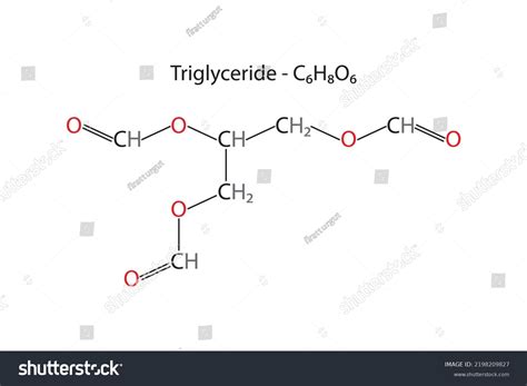 Molecular formula of triglyceride. Triglyceride - Royalty Free Stock ...