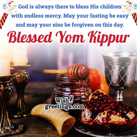 Yom Kippur Wishes Messages - Wish Greetings