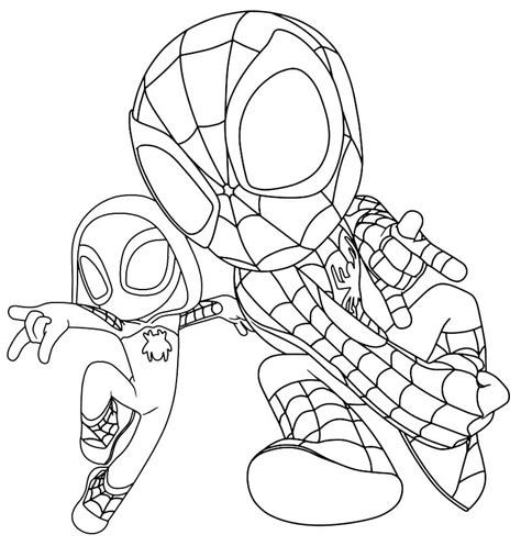 Spidey And His Amazing Friends Coloring Pages - Coloring Home