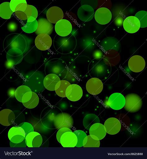 Green blurred light background Royalty Free Vector Image