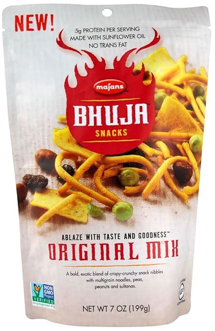 Amazon.com: Bhuja Snacks Original Mix Gluten Free - 7 oz