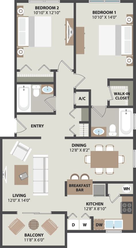 Floor Plans of Woodhaven in Rockledge, FL