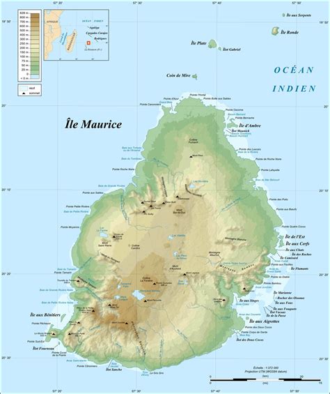 Mauritius Map