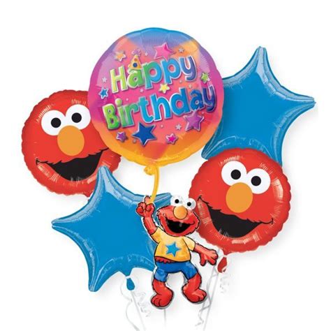 Elmo Balloons- Party City | Happy birthday balloons, Elmo birthday ...