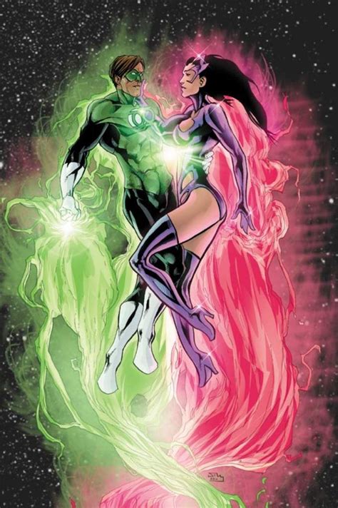 Green Lantern y Star Sapphire - DC Cómics | Green lantern, Green ...