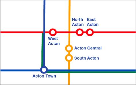 East Acton London Map - Denise Guenevere