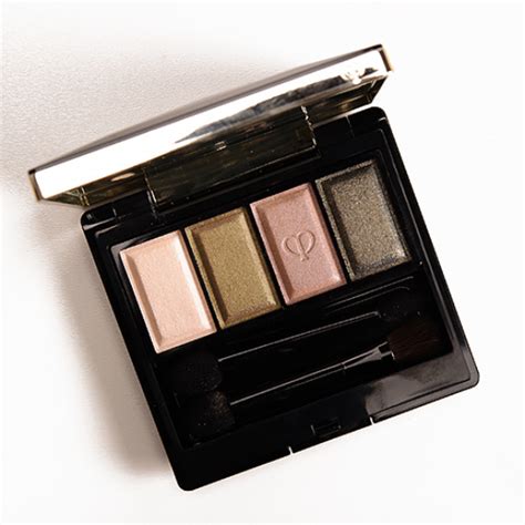 Cle de Peau Eyeshadow Quad • Eye Palette Review & Swatches