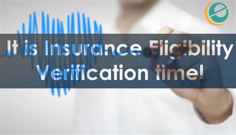 It is Insurance Eligibility Verification time! - ecare India Blog