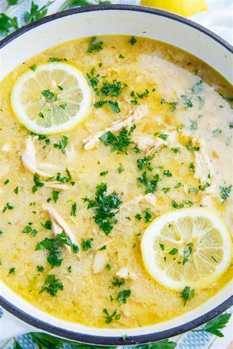 authentic greek lemon soup