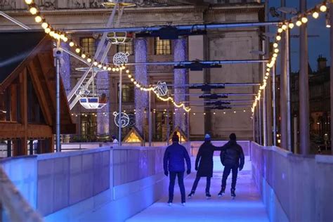 Inside Nottingham's huge new Winter Wonderland aerial ice rink ...