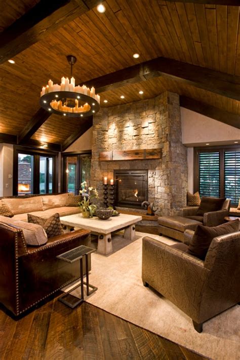 55 Awe-inspiring rustic living room design ideas