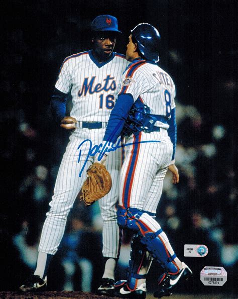 1986 World Series | Dwight Doc Gooden Signed Mets 1986 World Series ...