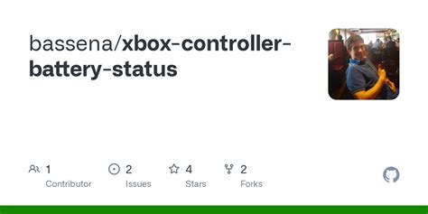 GitHub - bassena/xbox-controller-battery-status