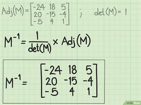 3 manières de calculer l'inverse d'une matrice 3x3