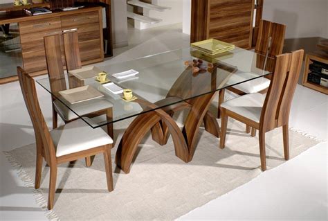 20 Amazing Glass Top Dining Table Designs
