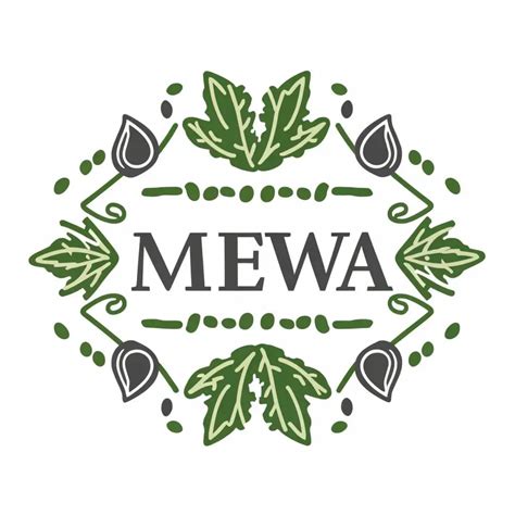 LOGO Design for Mewa Organic Green with Pumpkin Seed Motifs and Leaf Border | AI Logo Maker