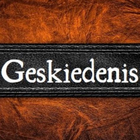 Geskiedenis Geskiedenis - YouTube