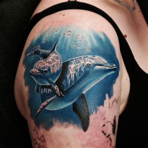 40+ Lovely Dolphin Tattoos and Meanings | Art and Design