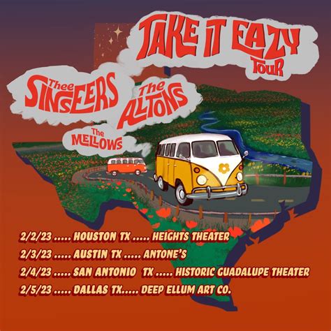 Take it Eazy Tour W/ Thee Sinseers, The Altons, & The Mellows — Chasquis Group