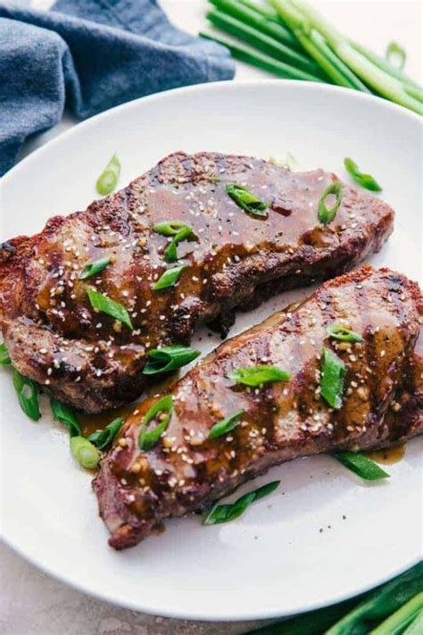 Grilled Rib Eye Steak with Ginger Teriyaki Sauce | Princess Pinky Girl