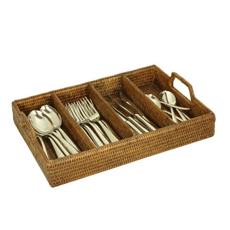 Cutlery tray w/ handles | Home & Yacht Linen and Interiors