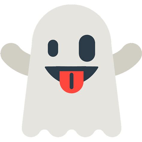 Ghost emoji clipart. Free download transparent .PNG | Creazilla