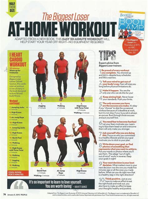 Dolvett Quince "The Biggest Loser" At-Home Workout "I Heart Cardio ...