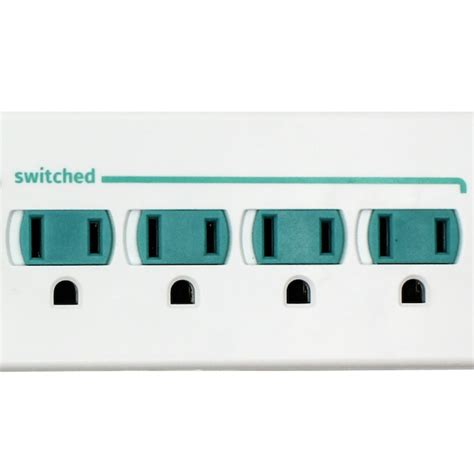 Simply Conserve Advanced Energy Saving Surge Protector 7-Outlet 1440 Joules 120-Watt 1875Va Ac ...