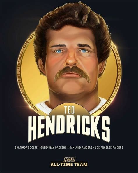 Ted Hendricks Born: November 1, 1947 Guatemala City, Guatemala Played: Baltimore Colts (1969-73 ...