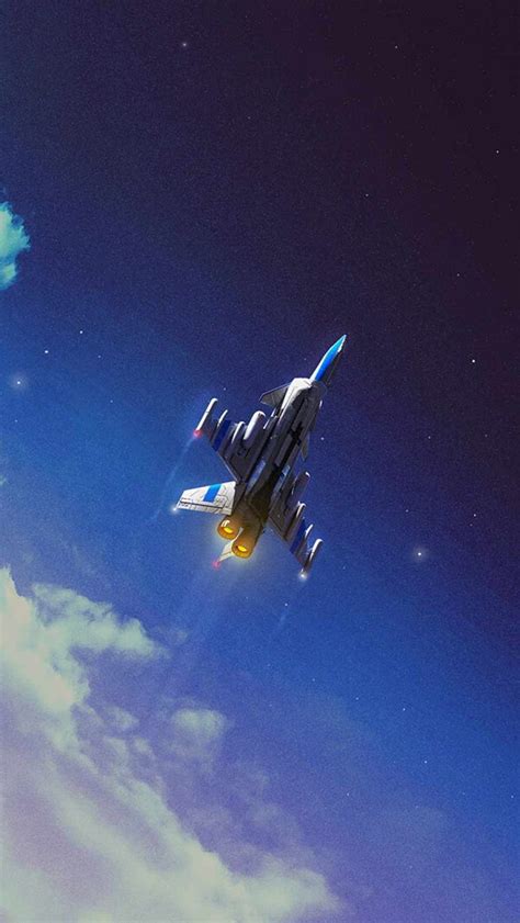 Fighter Jet Going To Space IPhone Wallpaper - IPhone Wallpapers ...