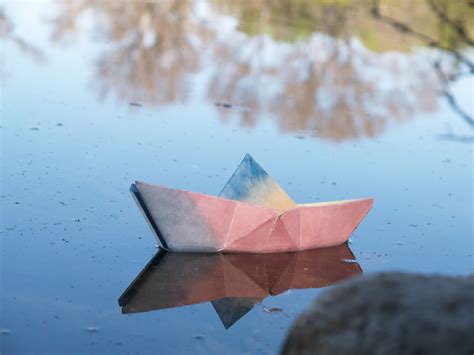 Make a Paper Origami Boat - The Magic OnionsThe Magic Onions