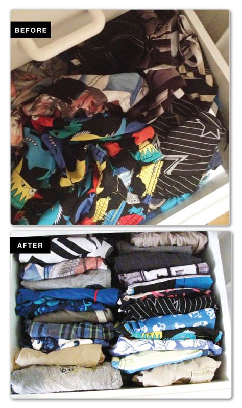 Organise your drawers- fold clothes vertically/on an angle! | TOMFO