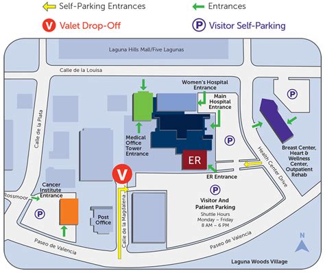 Campus Map & Parking at Saddleback Medical Center | MemorialCare