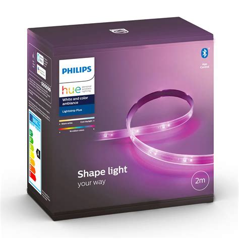 Philips Hue Lightstrip Plus Indoor v4 (Kit de base) - Accessoires Apple ...