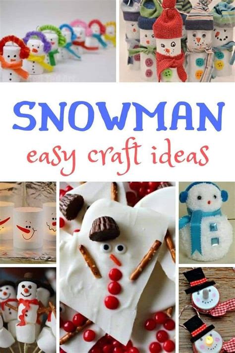 30 Easy Snowman Crafts - Red Ted Art - Make crafting with kids easy & fun