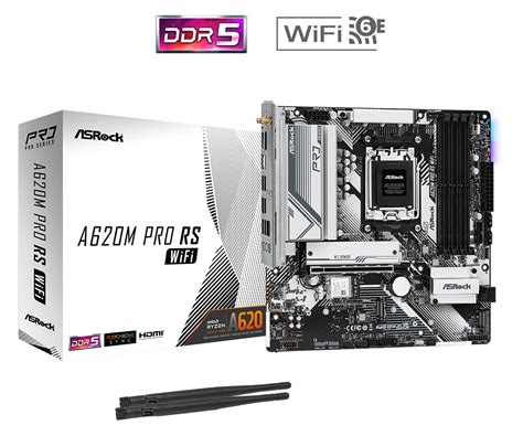 ASRock 華擎 A620M Pro RS WiFi Micro-ATX 主機板 (DDR5) | 飛馬電腦 PEGASUS