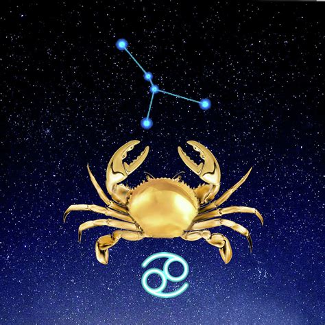 Cancer The Crab Digital Art by Glenn Holbrook - Pixels