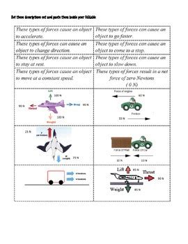 Balanced And Unbalanced Forces Worksheet - Printable Sheet Education