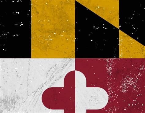 Maryland Flag Maryland Flag Art Maryland State Maryland - Etsy