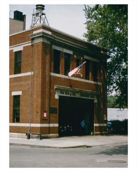 Bayside Firehouse Hook & Ladder 306 Queens 1958 — Old NYC Photos