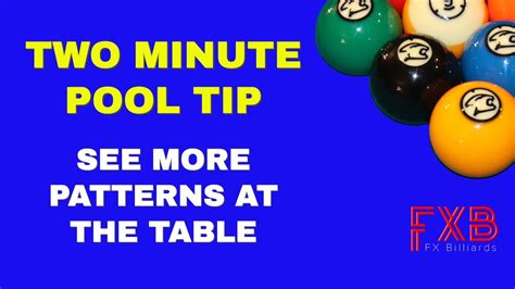 See More Patterns Instantly at the Pool Table (POOL LESSONS) - YouTube