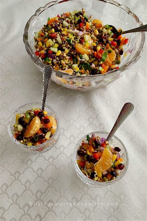 Sprouts Salad Recipe - Living Smart And Healthy