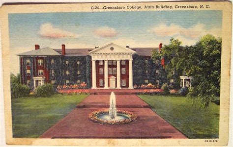 Vintage Postcard - Greensboro, College, Greensboro, N.C. | Flickr