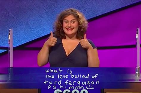 'Jeopardy!' contestant: 'What is the love ballad of Turd Ferguson?' | PhillyVoice